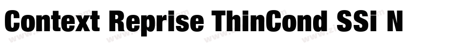 Context Reprise ThinCond SSi Normal字体转换